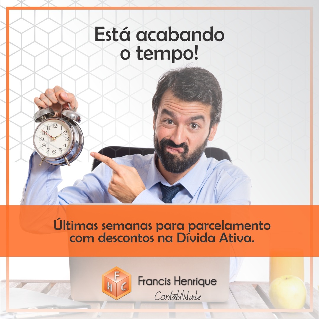 Últimas semanas para parcelamento com descontos na Dívida Ativa